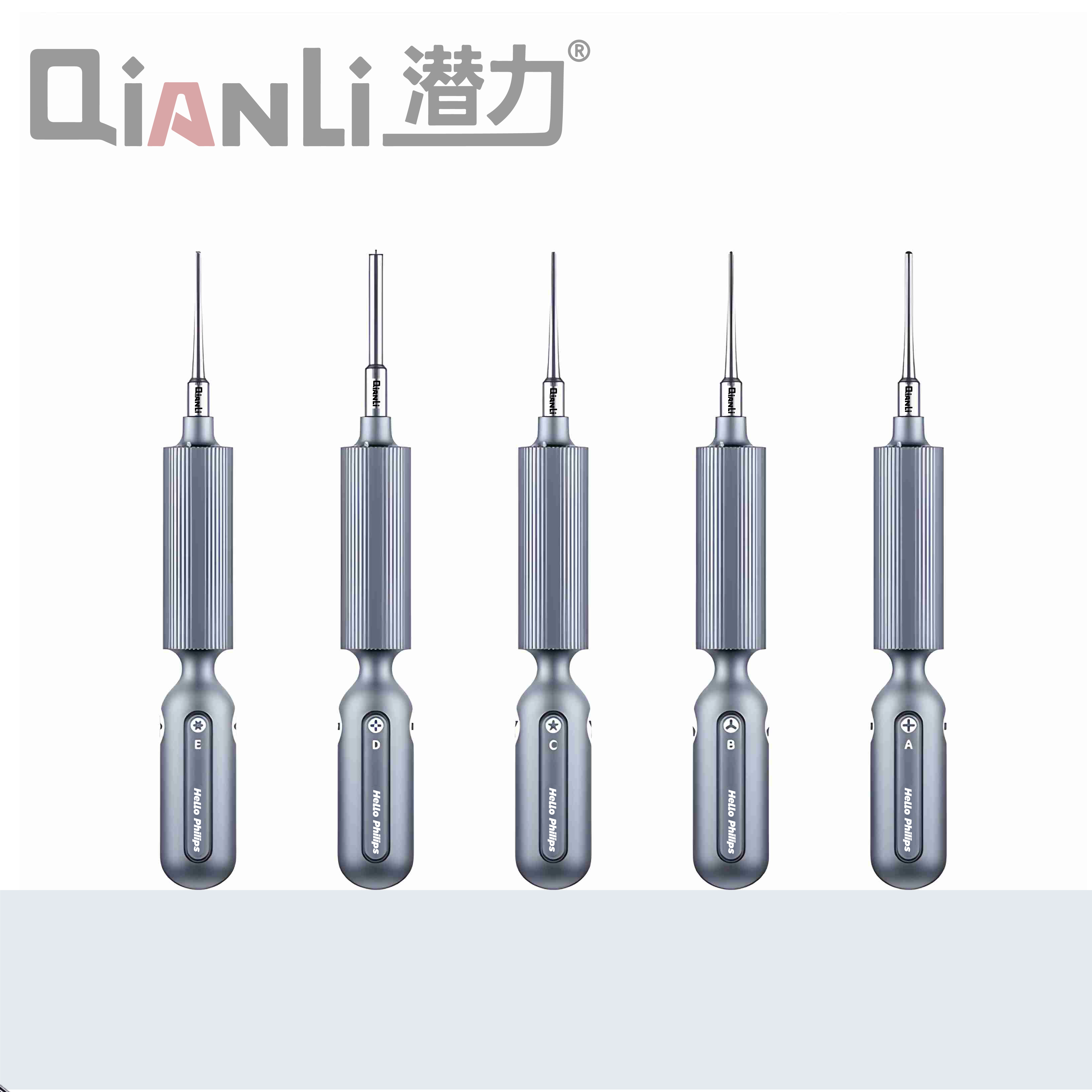 Obeng Set Qianli Hello Philips 5 pcs Model (A+B+C+D+E)*1